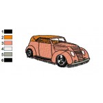 Classic Cars 66 Embroidery Design